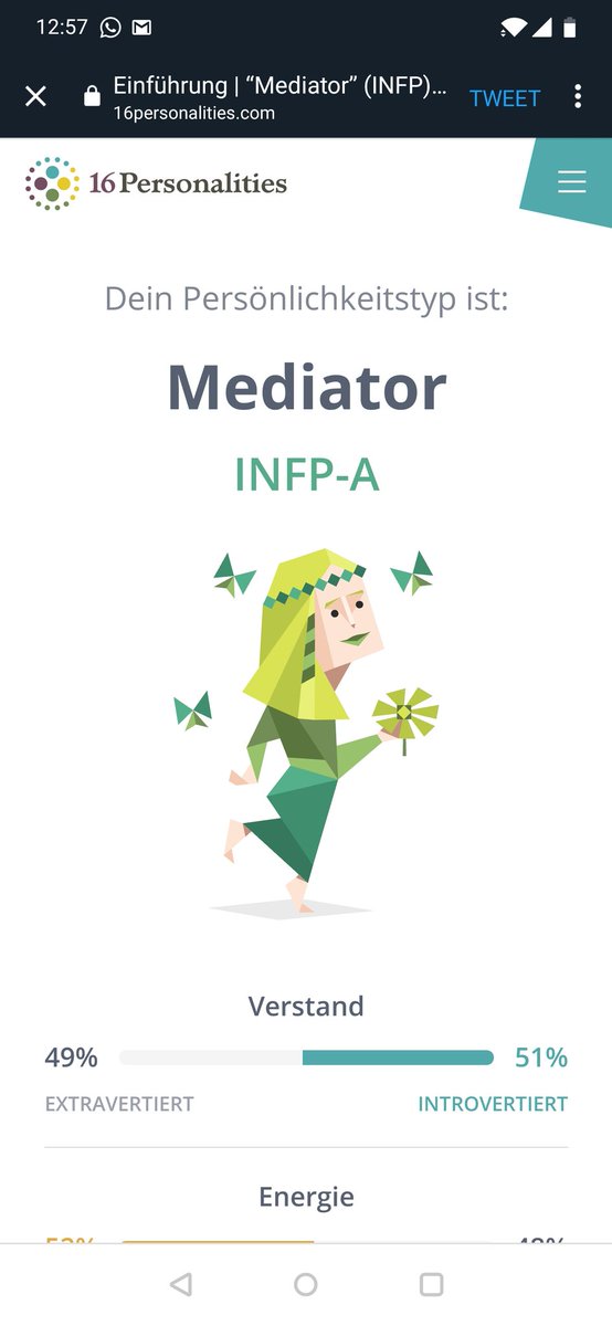 Dieserjimpanse On Twitter Ich Bin Es Euer Mediator Https T Co Lkjudrngfu 16personalities Via 16personalities