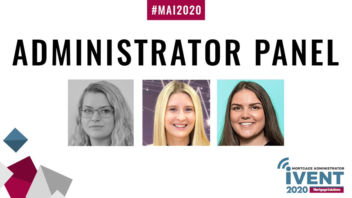 We are speaking to 3 administrators at #MAI2020 - they will be talking about the challenges they face and giving tips to help increase efficiency. Sign up  to hear from - Katie Hoyle  @One77Mortgages, <a href="/shelleyk150/">Shelley Knight</a>  @BrightstarHUB and Abbey Proud  <a href="/Coreco/">Coreco</a> tinyurl.com/y5fc5b5r