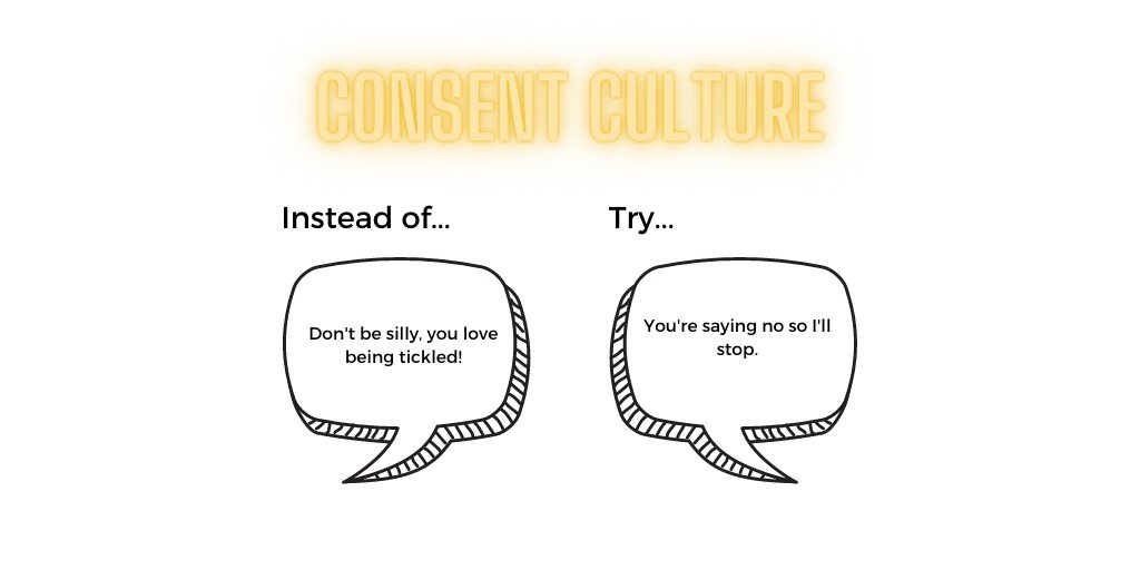 ConsentInNotts's tweet image. Creating a culture of consent starts even with the littlest children. It is a basic human right to have control over what happens to our own bodies, and we can model this for children from the outset. 

At what age did you become conscious of consent?

#consentiseverything