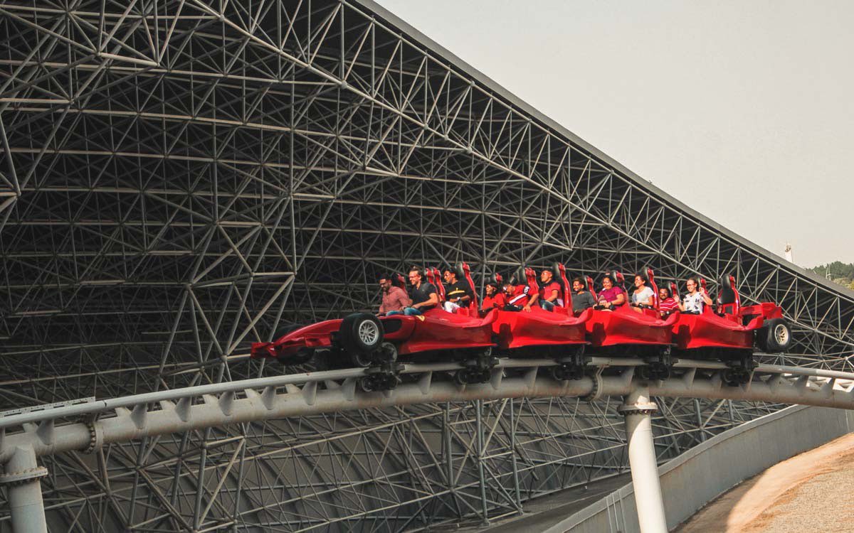 22) Ferrari WorldRide the World’s Fastest Roller Coaster, Formula Rossa