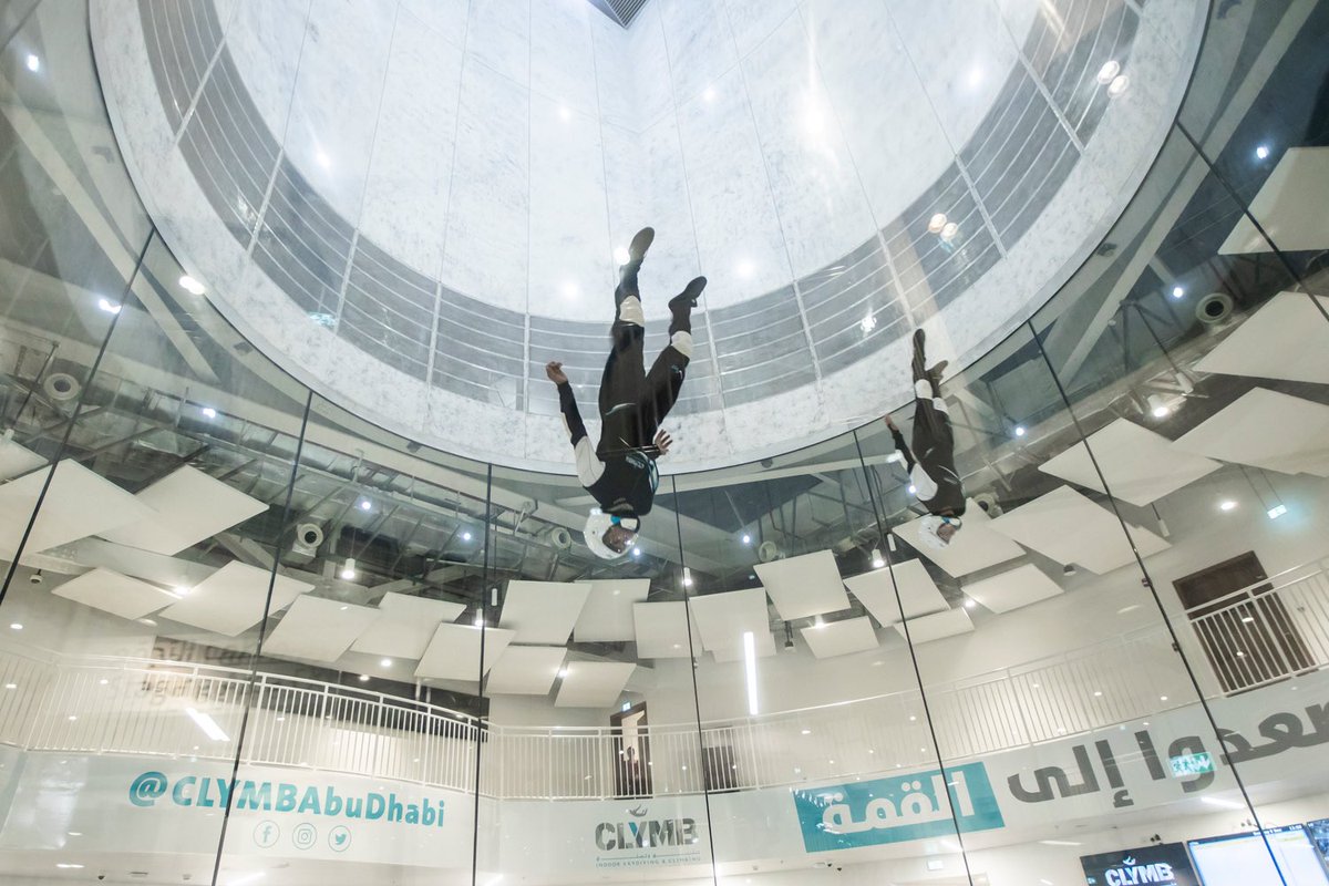 17) Clymb Abu DhabiWorld’s biggest indoor skydiving flight chamber.World’s tallest indoor climbing wall.(Big Groups)