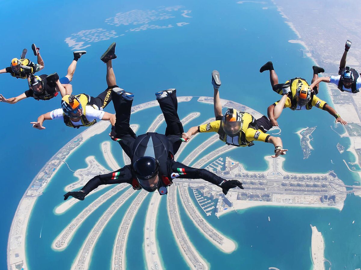 21) Skydive DubaiFree-fall at over 190km/h above the ‘eighth wonder of the world’, the epic manmade island of Palm Jumeirah.