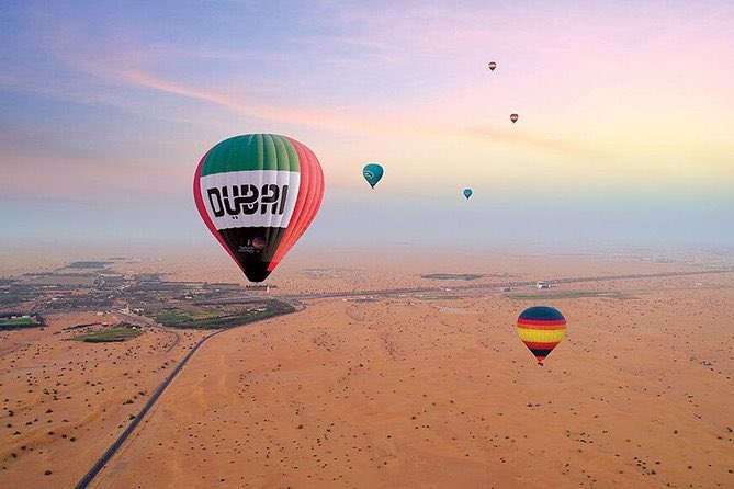 20) Hit Air Balloon UAE (Dubai)Hot air ballooning with Balloon Adventures Dubai is truly unique. Not only do you get to float over the Dubai desert at 4,000ft, but you also get to witness the world's first in-flight falcon show and traverse the desert in museum-quality