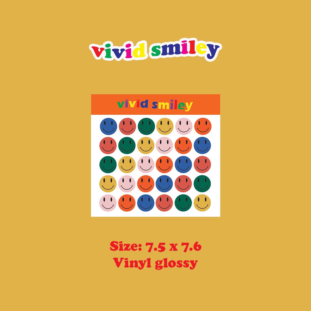And the last from 1st issue is Vivid Smiley!• Rp. 5000/pc