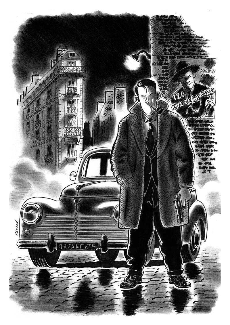 bdfugue's tweet photo. Ex-libris exclusif avec le prochain Nestor Burma à paraître la semaine prochaine. Merci @ravardf et @CastermanBD il est magnifique ! https://t.co/NMA8MlSkrk