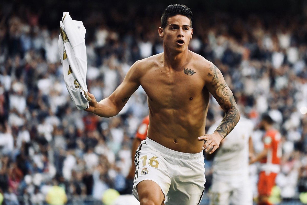 James Rodriguez - set to be sold to Everton in the coming days.James will just never be relevant under Zidane at Madrid, he said so himself.Good luck to him as he reunites with Don Carlo.