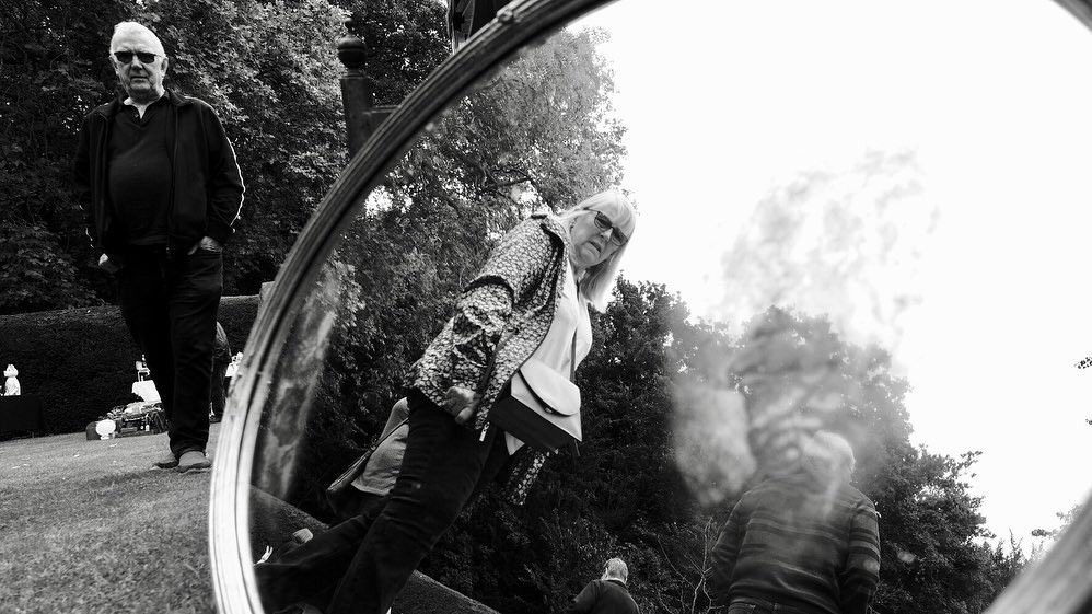 russgoffewood's tweet photo. Reflections at the #antiquesfair, people always looking at me like I’m a fool 😂 #bnwphotography #monochrome https://t.co/Vb9O6ysNzo