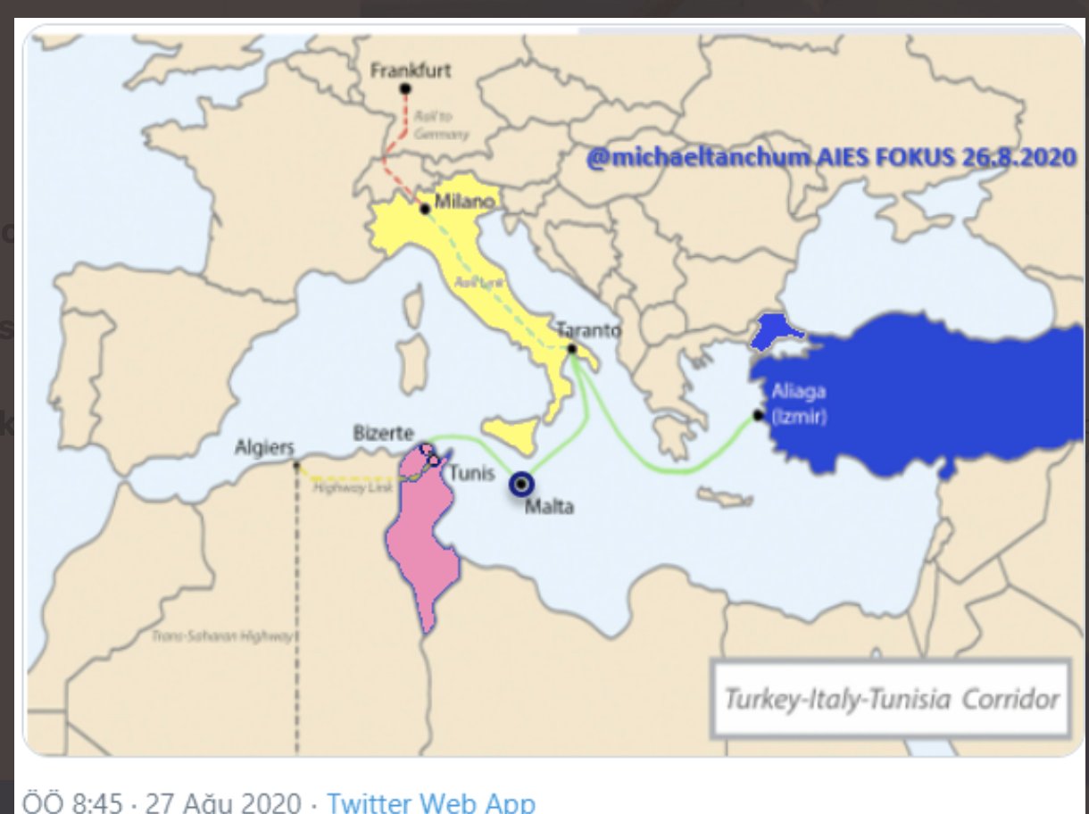 Map Of Italy And Turkey Samuel Ramani Al Twitter: "A New Axis In The Mediterranean Has Been  Highlighted In This Map @Michaeltanchum: The Italy-Turkey-Tunisia Transport  Corridor. #Italy And #Turkey Act As Bridges Between Europe And Africa, But