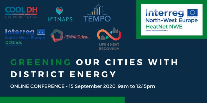 Less than 2 weeks left until the FREE @heatnet_nwe online #DistrictEnergy Conference. Join to: 🔹 Learn from cutting-edge pilot cases across 🇪🇺 🔹 Find solutions to replicate successful projects 🔹 Share experience with like-minded people Register now @ bit.ly/2YW9RMx