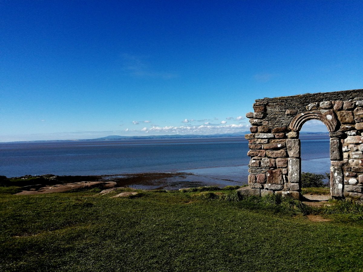 It sits on the brow of the barrow over looking Morecambe Bay. It has been there for nearly ten centuries and is considered one of the oldest places of Christian worship in Northern Europe