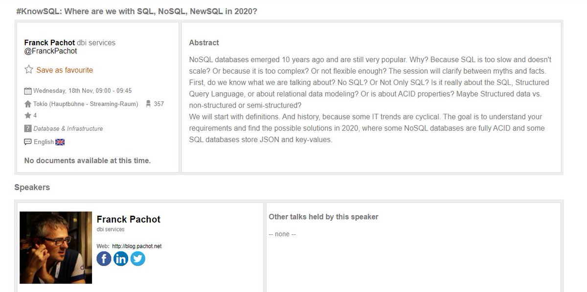 FranckPachot's tweet photo. #KnowSQL: Where are we with SQL, NoSQL, NewSQL in 2020? https://t.co/Ie64EvdEj0