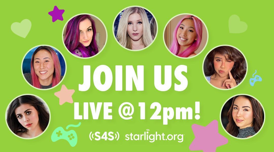 Brianna ~ Youtuber (@briarsement) on Twitter photo Our Stream For Starlight event is kicking off SOON! Live at 12pm CST! buff.ly/32xhjyF <a href="/StarlightUS/">starlightUS</a> #StreamHappiness
Join me and all the lovelies <a href="/AzzyLand/">Azzy</a> <a href="/LizzyCapri/">Lizzy Capri</a> <a href="/LaurenzSide/">LaurenZside 💜</a> <a href="/MichelleMunchie/">MunchieMichelle</a> <a href="/neekolul/">neekolul •ᴗ•</a> and <a href="/samararedway/">Samara Redway</a> 🥰
LETS GOOO Our Stream For Starlight event is kicking off SOON! Live at 12pm CST! buff.ly/32xhjyF <a href="/StarlightUS/">starlightUS</a> #StreamHappiness
Join me and all the lovelies <a href="/AzzyLand/">Azzy</a> <a href="/LizzyCapri/">Lizzy Capri</a> <a href="/LaurenzSide/">LaurenZside 💜</a> <a href="/MichelleMunchie/">MunchieMichelle</a> <a href="/neekolul/">neekolul •ᴗ•</a> and <a href="/samararedway/">Samara Redway</a> 🥰
LETS GOOO