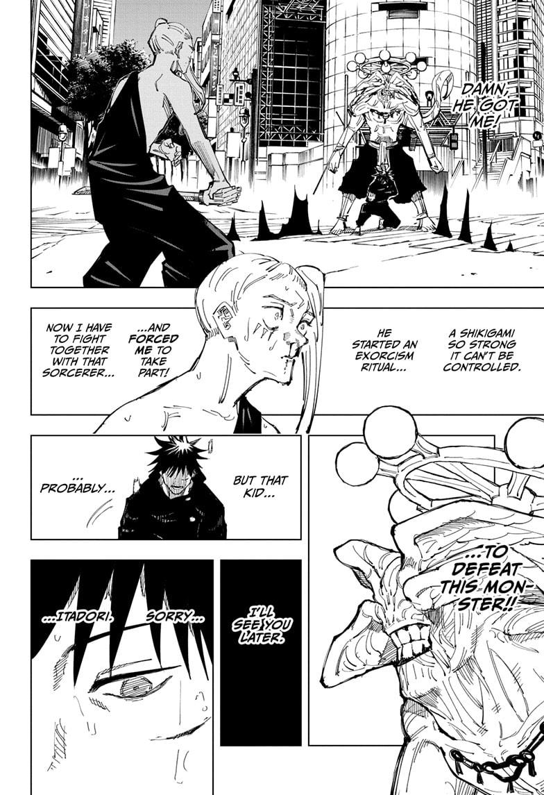 Megumi was going to summon Mahoraga in chapter 9. Chapter 9 vs 117 #JujutsuKaisen