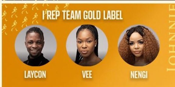 iconoflagos's tweet photo. Here we go again ICONS ๐ก๐ฅ๐ช
We rep Team Gold. #UniqueTeam โ๏ธ๐ก๐ช
#teamgoldlabel #BBNaija #BBNaijaLocdown2020 #iCONsForLaycon #Laycon #Vee #Nengi https://t.co/EiqenTSwrN