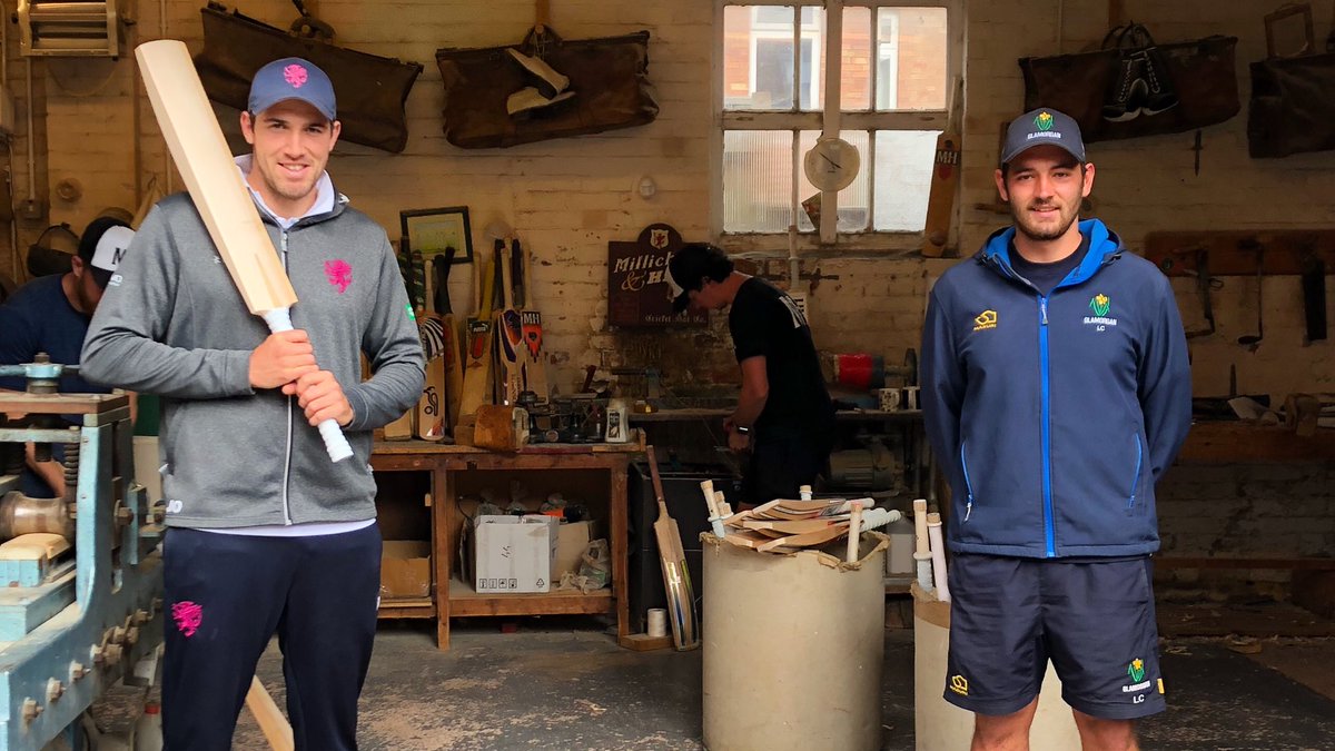 Nice to see <a href="/LukasCarey/">Lukas Carey</a> &amp; <a href="/JamieOverton/">Jamie Overton</a> who popped over for a catch-up ahead of their #vitalityblast 🏏fixture later tonight between Somerset and Glamorgan! #gowell #mandhfamily