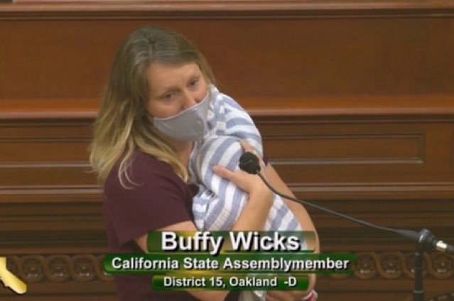 Buffy Wicks, a California Assemblywoman from Oakland, was told that having a newborn wasn’t a good enough excuse to vote by proxy due to Covid-19 concerns. So she drove from Oakland to Sacramento with her baby to vote on critical eviction legislation. https://politi.co/3jCIv6i 