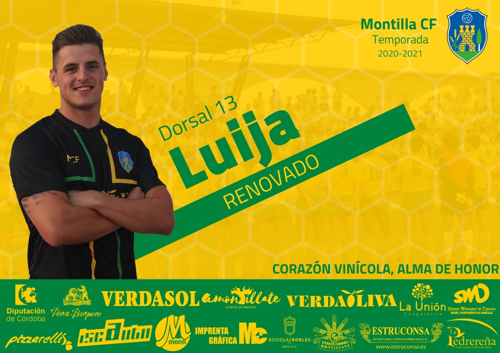 MontillaCF's tweet photo. 📣 RENOVACIÓN | #Luija nueva renovación para nuestra plantilla 20/21.👏👏👏
#Montilla #MontillaCF #MCF 💛💚
👉 https://t.co/N7jm8VhVw6 https://t.co/7Qs0aPbGdo