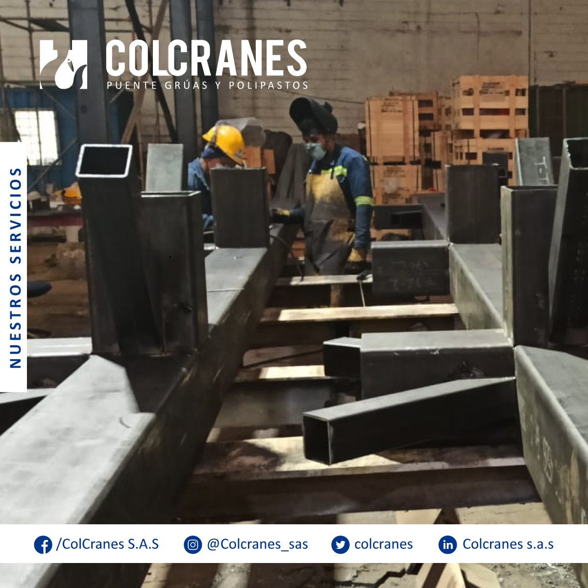 colcranes's tweet photo. Deslice y conozca nuestra planta en barranquilla, nuestra prioridad es acompañar y apoyar a nuestros clientes en todos sus proyectos.  ¡Contáctenos! +57 3156293396
E-mail: a.comercial@colcranes.com | ventas@colcranes.com #Fabricacion #Instalacion #Servicio #Seguridad #Colcranes https://t.co/VY7twMQ1pz