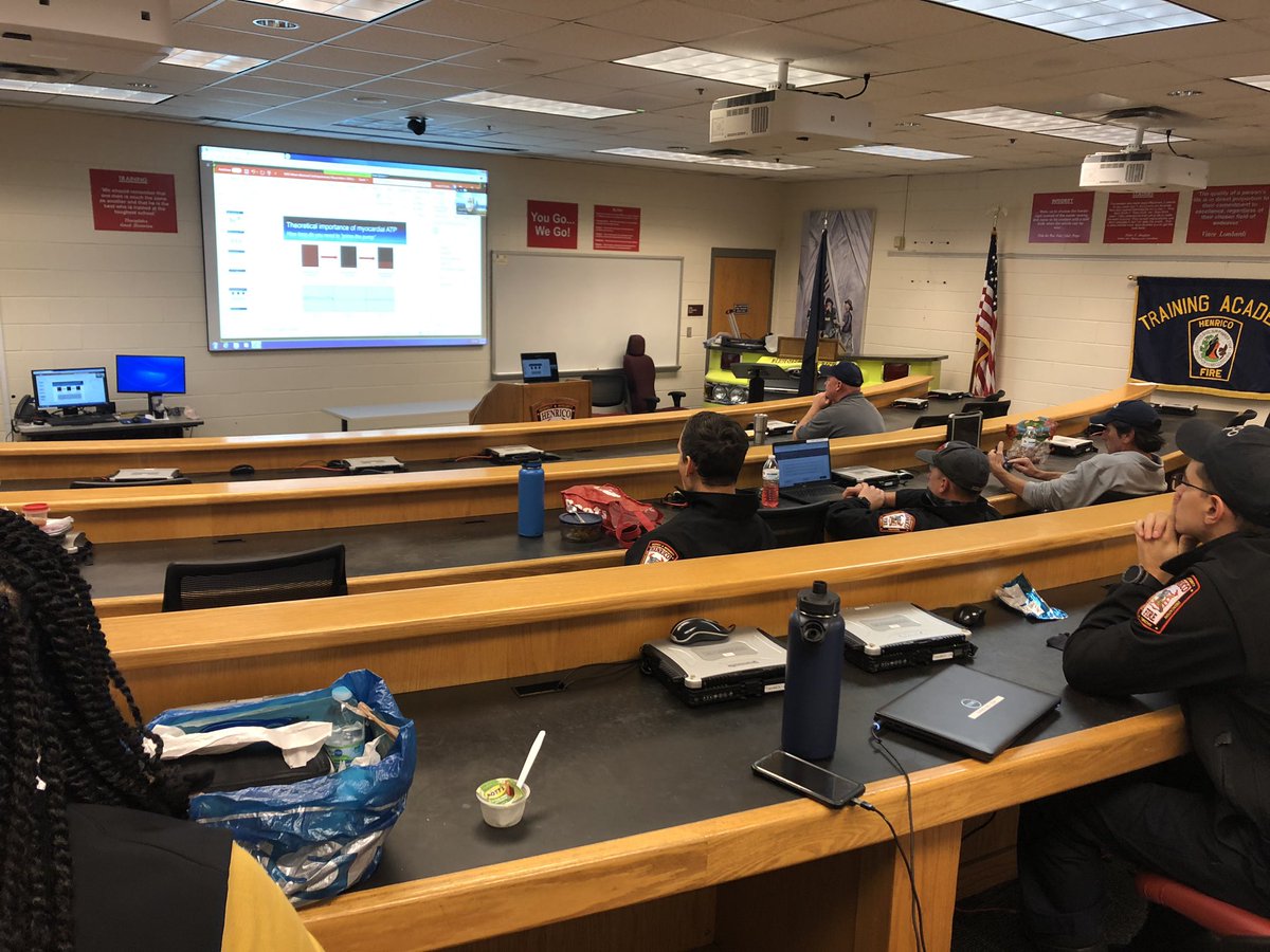 VCU EMS Division (@vcuems) on Twitter photo Today’s EMS Fellow conference turned into a spontaneous EMS Grand Rounds with the <a href="/HenricoFire/">Henrico Fire</a> #Paramedic Academy led by Dr. Joe Ornato. Today’s EMS Fellow conference turned into a spontaneous EMS Grand Rounds with the <a href="/HenricoFire/">Henrico Fire</a> #Paramedic Academy led by Dr. Joe Ornato.