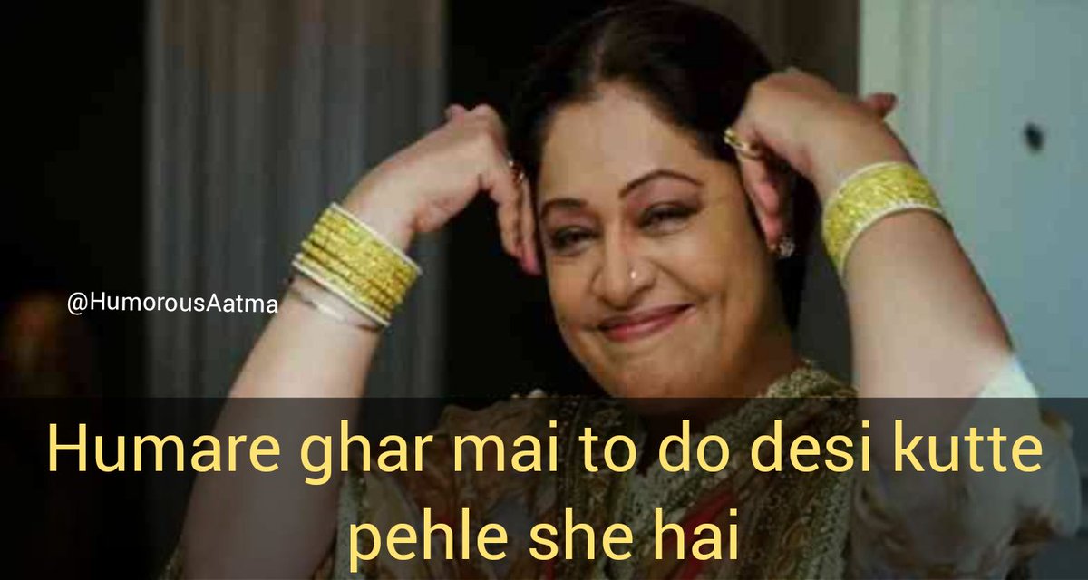 HumorousAatma's tweet photo. #Modi #MannKiBaat #indianbreeddogs #Modiji #dogs #memesindia #indianmemes #MEMES #desimom #meme

Modi : Bring home dogs of Indian breed

My mom : https://t.co/gSBCiSyH71