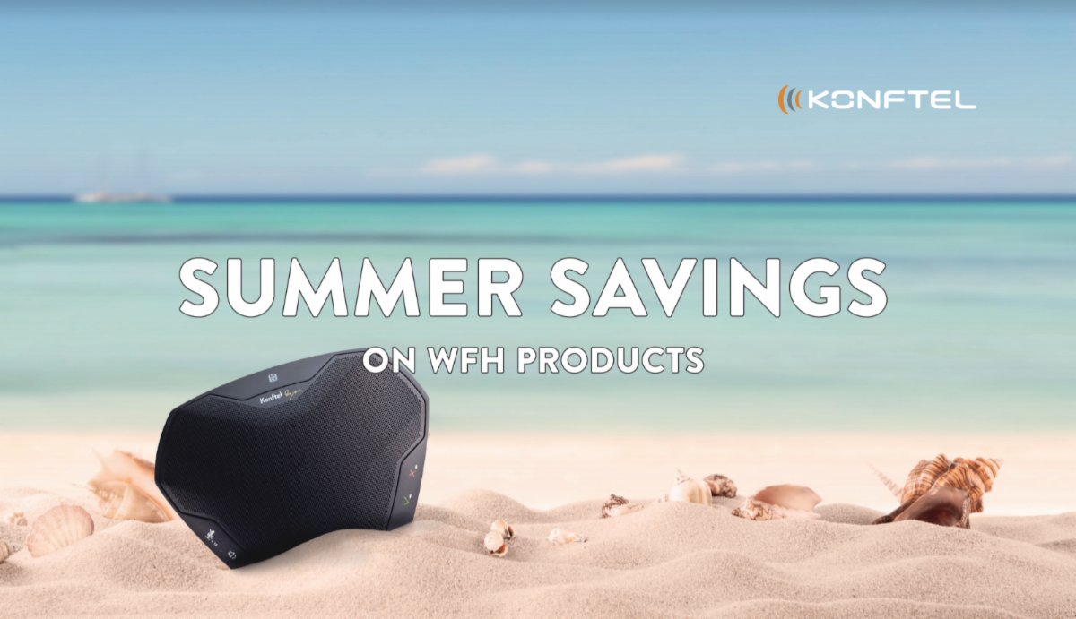 Summer’s nearly over but our summer savings with Konftel are still going strong. Stock up on everything you need to make working from home a breeze.

Click here to learn more: conta.cc/3gMCkdR