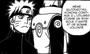 Le clan Senju et le clan Uzumaki sont liés par le sang. Les ninjas de Konoha ont le symbole des Uzumakis sur leur veste.