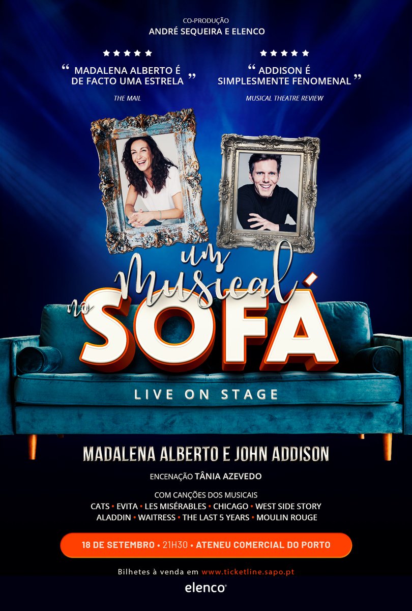 . @MadalenaAlberto <a href="/JJAddison/">John Addison</a> <a href="/AndreSeqProd/">André Sequeira</a> and I missed telling stories. So we wrote a show about it, found a theatre in my hometown to put it on, and now it's happening and I feel very grateful 💙

 🎟️🎟️ bit.ly/31PiUku