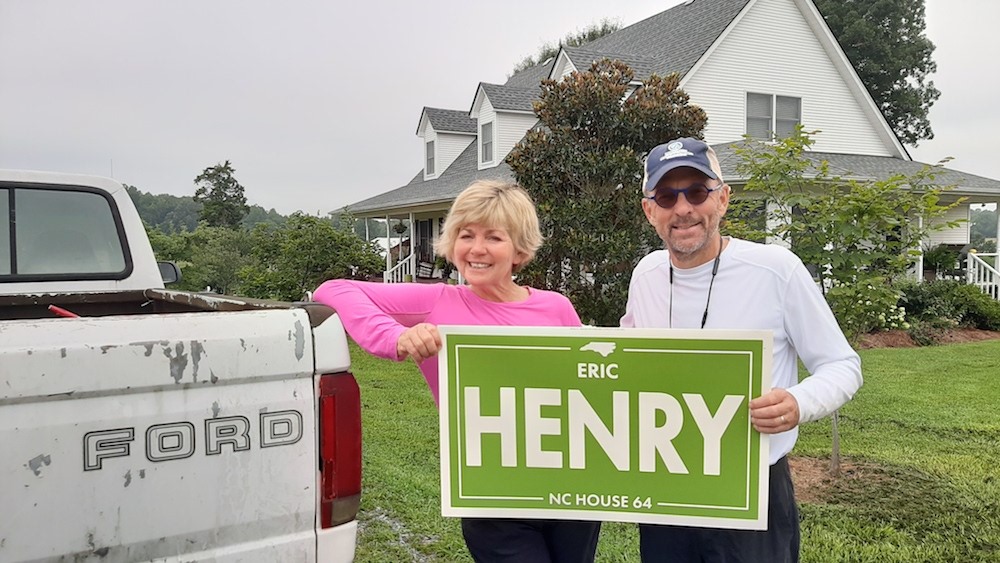 EricforNCHouse's tweet photo. Want to support the campaign?  Sign up here and Eric and his wife will hand deliver a sign to you!
https://t.co/CNN2SfFrz3 https://t.co/XIfXyiUESV