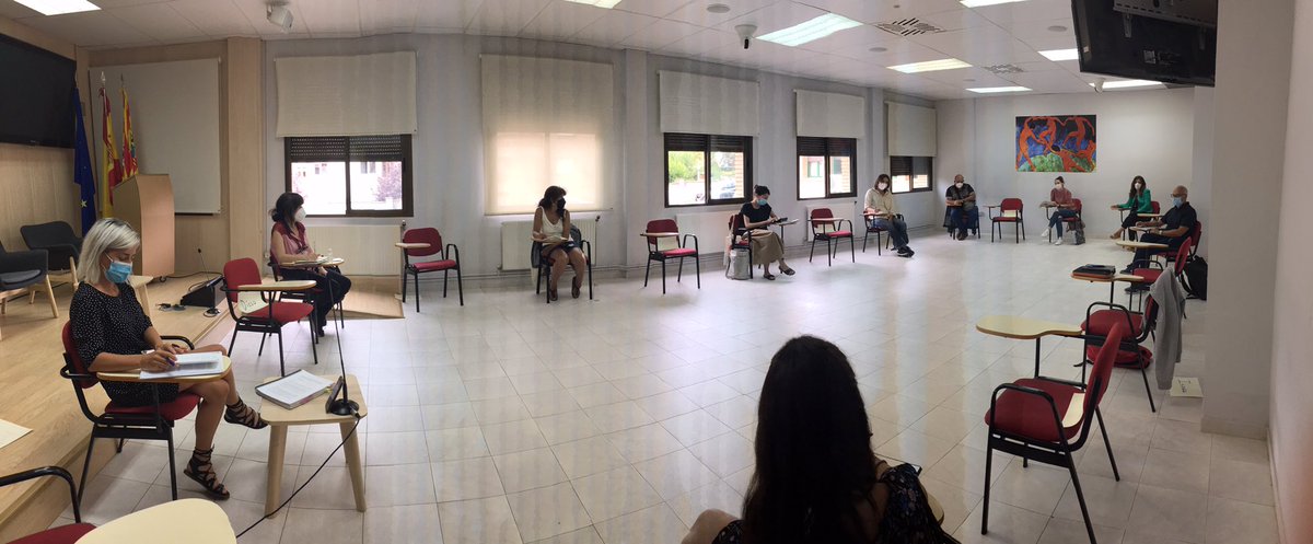 El equipo #CPMA trabajando en el inicio el curso, respetando las medidas sanitarias recomendadas <a href="/dgafprofesorado/">F. Prof. Aragón</a> <a href="/tonimartinez24/">Toni Martínez Ramos</a> @gustarcef