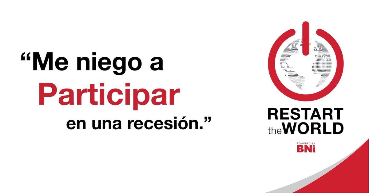 BNI está llamando a todos los empresarios y emprendedores a unirse el 17 de septiembre en una colaboración global para Reiniciar el Mundo. El Dr. <a href="/IvanMisner/">Ivan Misner</a> e invitados especiales discutirán cómo BNI puede ayudarte a rejuvenecer tu estrategia de negocios

#BNIRTW20 #NowIsTheTime