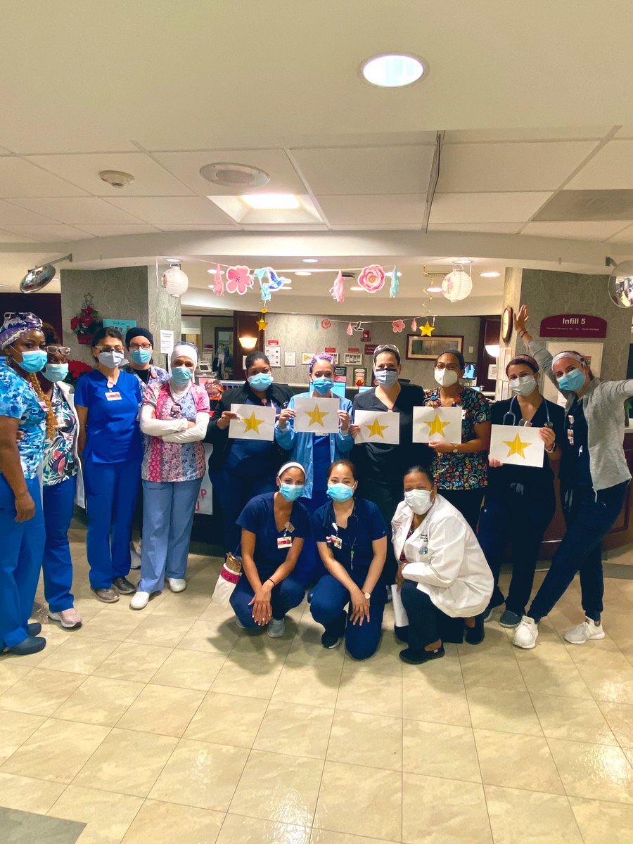 Infill 5 rocking our HCAHPS stars‼️Highest Med/Surg score ➡️ 4.56! 🌟🌟🌟🌟🌟#MedSurgRocks #Teamwork <a href="/AishaD_Miller/">Aisha Miller</a> <a href="/ErnestoPMir/">Ernesto Perez-Mir</a> 🥳