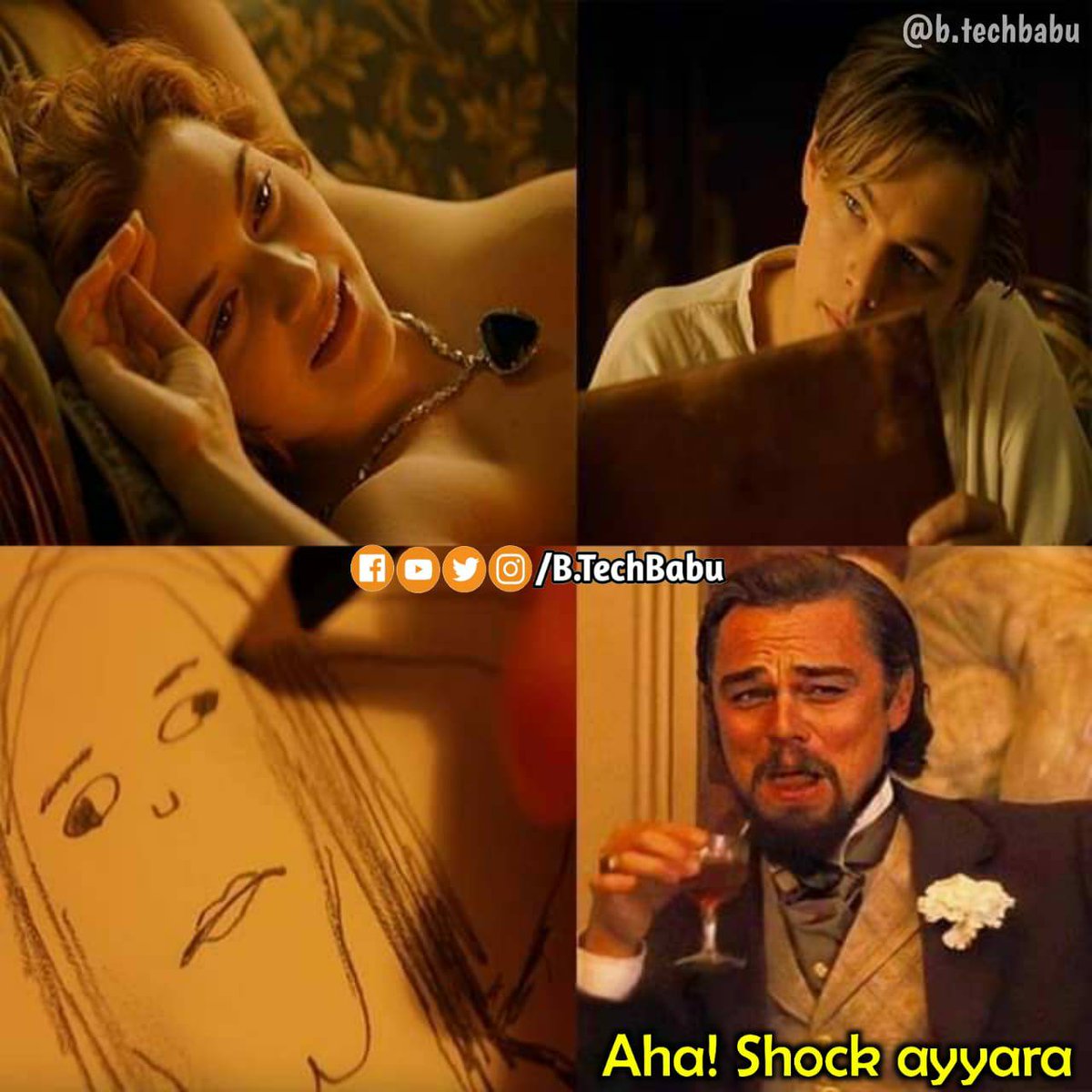 Shock ayyava 🤭🤭😁🤣
.
#btechbabu #titanic #filmupdate