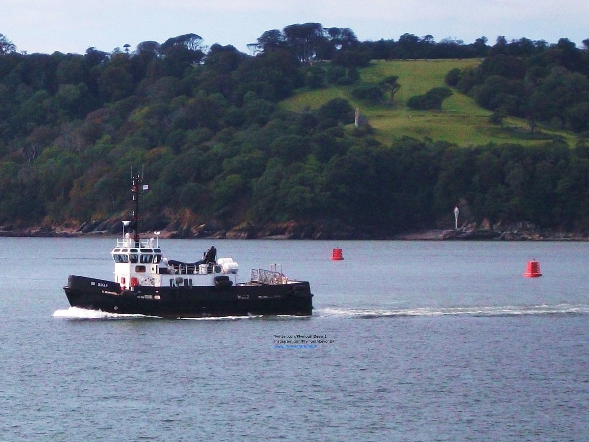 PlymouthDevon1's tweet photo. SD Oban traversing Plymouth Sound this morning. @PlymouthDevon1 @RachelHWing @SercoGroup @TugboatsUK #Tug #tugs #tuglife #tugspotting #Serco #SDOban #Oban #Plymouth #PlymouthSound https://t.co/ZOtXI5tgWE