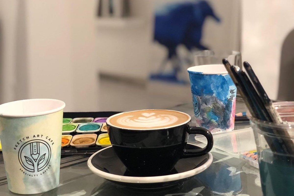 26) Sketch Art CafeYou can ease yourself in by just visiting the cafe and painting a cup whilst you enjoy a cup of coffee, or you can go to the studio and paint on a canvas or create a mosaic to take home. It’s a great way to unwind.