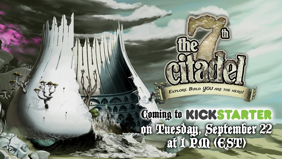The 7th Citadel is coming to Kickstarter: Tuesday, September 22nd at 1PM EST! Don’t miss the new exploration game from the creators of #the7thcontinent! Stay tuned: bit.ly/34TTAf6