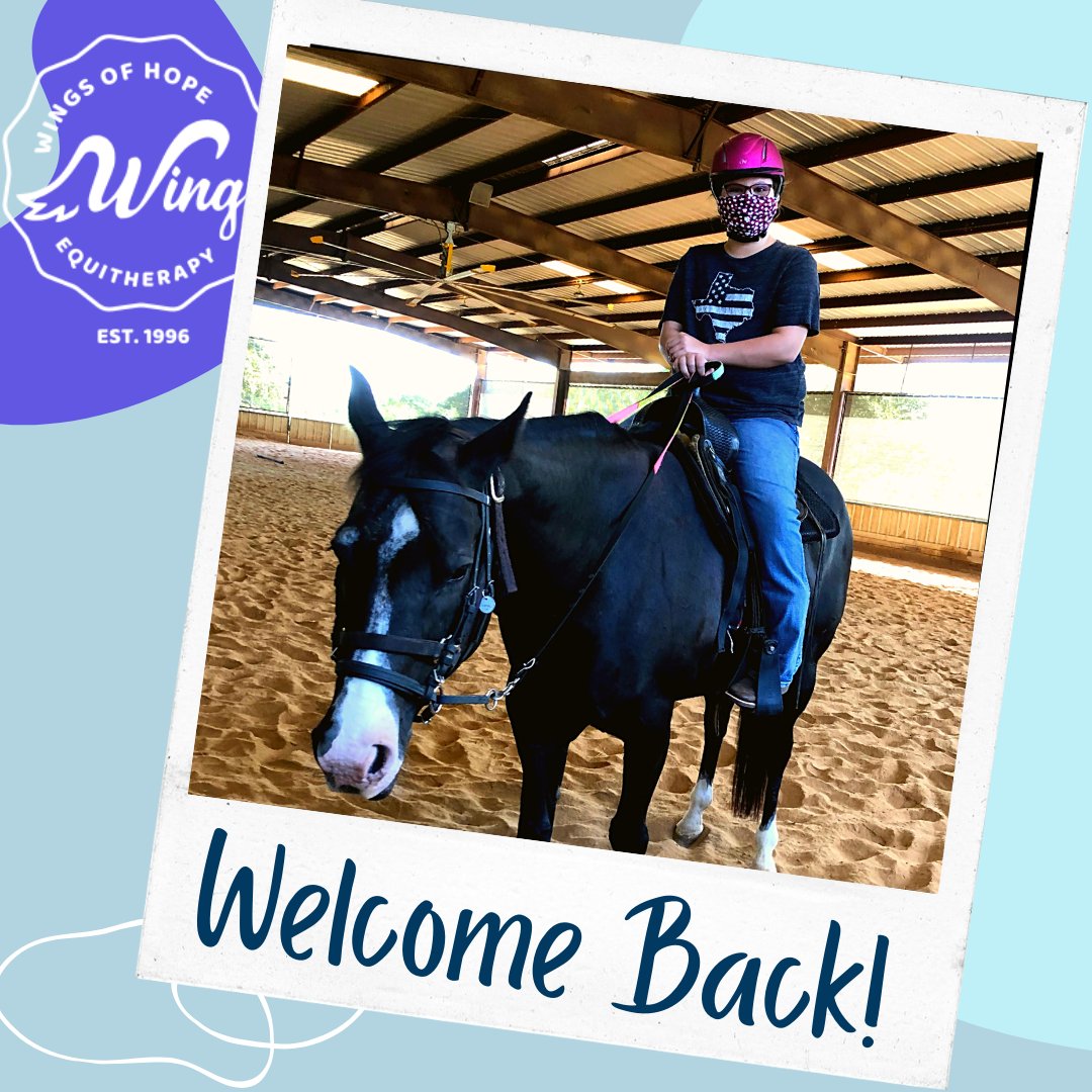 Wingsofhopeequi's tweet photo. One week until classes start! Do you know someone who is interested in joining the program as an Equestrian or Volunteer? We are currently accepting applications! https://t.co/iiclOD6hbn
.
#wingsofhopeequitherapy #horsesofinstagram #hopehealinghorses #equitherapy #equinetherapy https://t.co/YGltVAdWFD