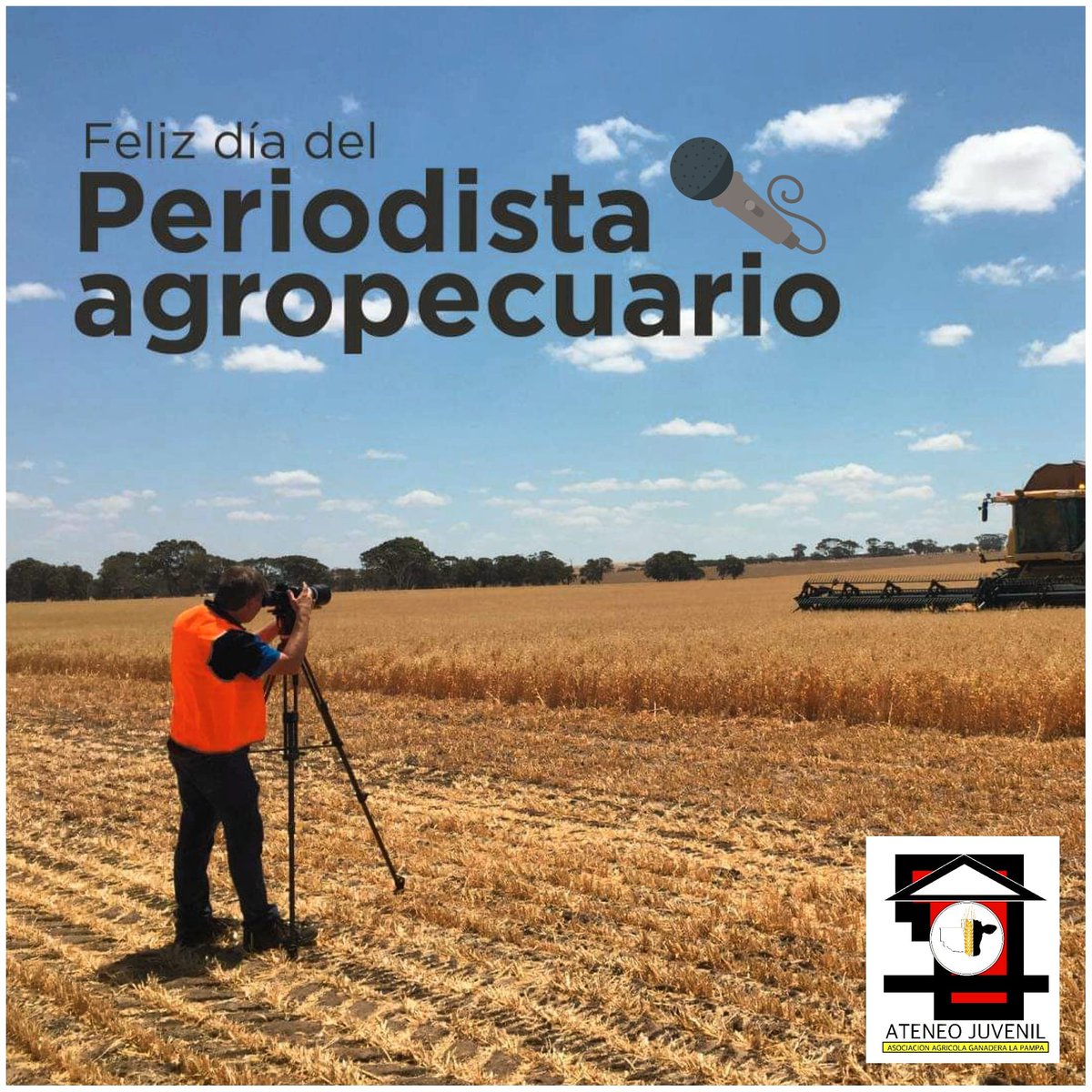 Cada 1° de Septiembre se celebra el "Día del Periodista Agropecuario" 🎤📽 📷 🐂🌾 en conmemoración a la primera edición, en 1802, del “Seminario de Agricultura, Industria y Comercio”. 
Muy feliz día a todos ellos!!  #DíadelPeriodistaAgropecuario #PeriodistaAgropecuario