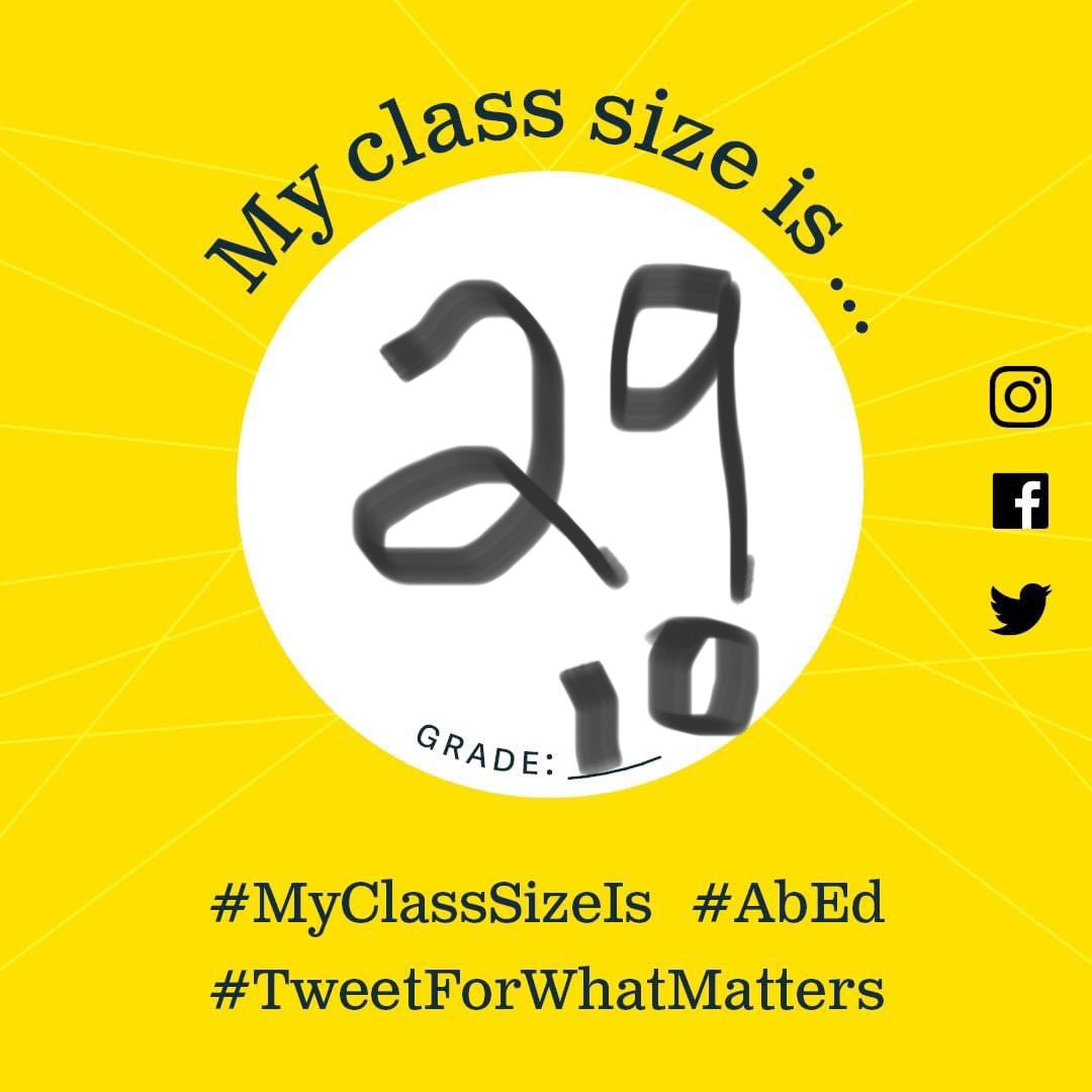 spiritia's tweet image. #AbEd #Myclasssizsis #TweetForWhatMatters