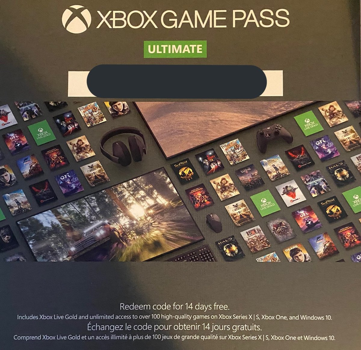 xbox game pass free trial code 2020