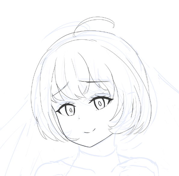 可愛いけど誰これって感じになってしもうた 