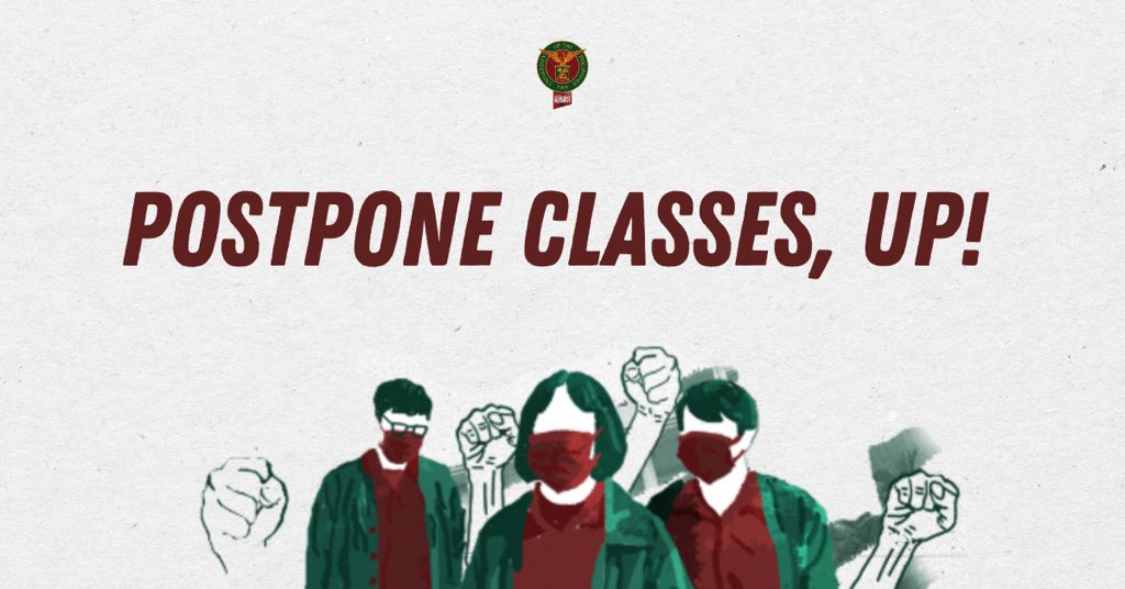 mat_hernandezz's tweet image. We are not ready to start the academic year. 👏Postpone👏Classes👏UP!!!
#PostponeClassesUP 
#WalangIwananUP