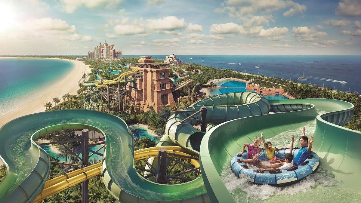 30) Aquaventure Waterpark (Dubai)Never ending thrills and chills...best water park in Dubai