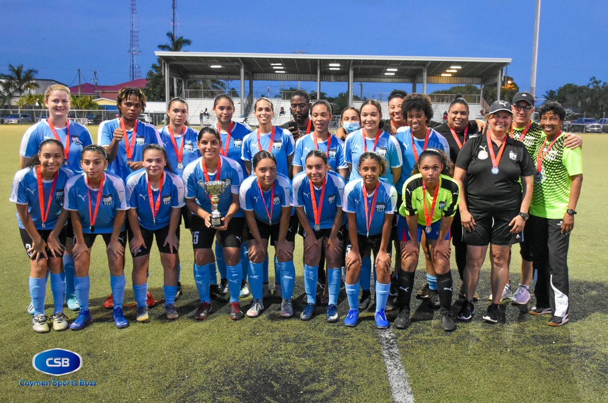 CaySportsBuzz's tweet photo. A pair of 2nd half goals, including one in stoppage time, saw Scholars International come from behind to defeat Elite Sports Club and lift the 2019/2020 CIFA Women’s President’s Cup on 23 August. Elite had earlier claimed the league title.
https://t.co/M8HUo0uW3M
#caymanfootball https://t.co/ZtjWQ7rOK6