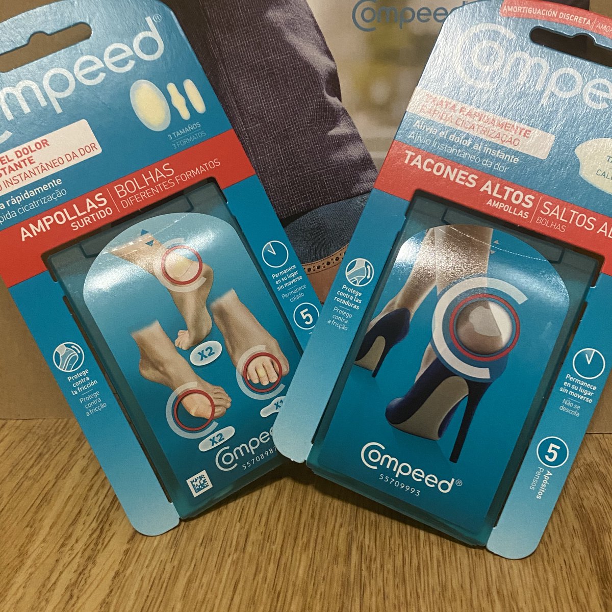 ajgg3_jos's tweet photo. Nuevos apósitos compeed tanto para ampollas en los pies así como en personas que utilizan tacones altos. Pruébalos tú tambien¡¡¡ #compeed #temantieneactivo https://t.co/BJM2nK1Ca9