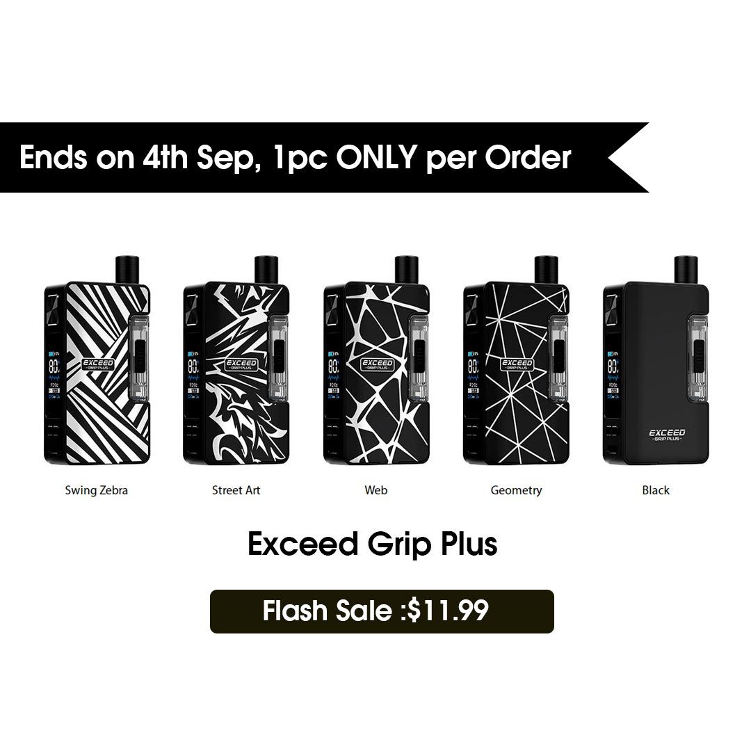 HealthCabin's tweet photo. Flash Sale
Joyetech Exceed Grip Plus 80W Pod System Kit 2.6ml
Enjoy 68% OFF
No leakage side airflow
0.96 inch screen
Shop>>
https://t.co/DmPcVAxg8J
#JoyetechExceedGripPlus #ExceedGripPlus #Joyetech #vape #rda #rdta #vapelyfe #vapefam #vapepics #vapelife #ecig #vaping #vapepic https://t.co/dQDemtzYxQ
