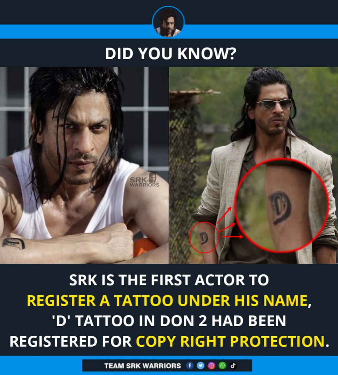 SRK gave a burn-worthy answer when an interviewer asked him a stupid  questioin about his tattoo