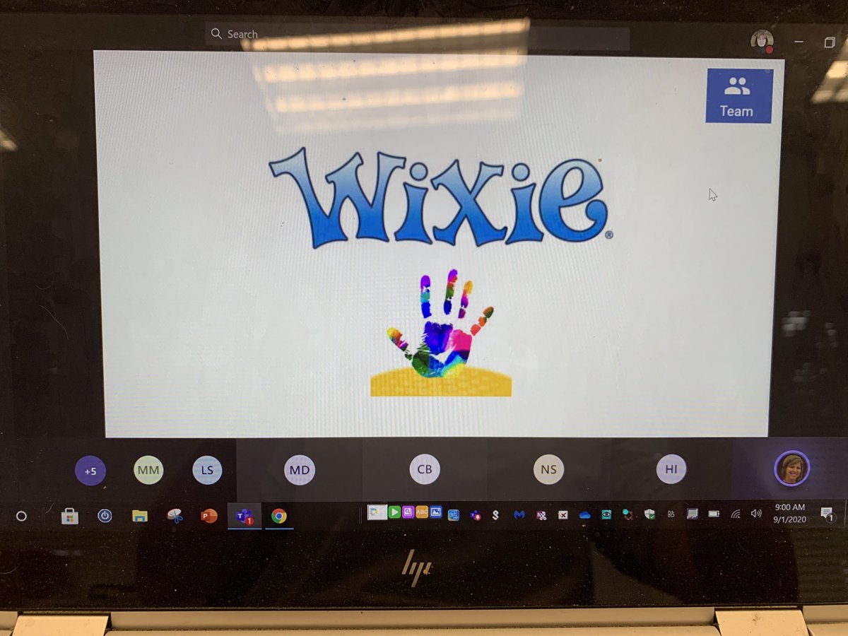 First choice PD of the day off and running! TY ⁦<a href="/clwarlick/">courtney warlick</a>⁩ for sharing the awesomeness of WIXIE TEAMS to facilitate S-to-S interactions in the virtual learning environment. ⁦@kristi_enriquez⁩ ⁦<a href="/AMGlinowiecki/">Ann Marie Glinowiecki</a>⁩ #BGEstrong