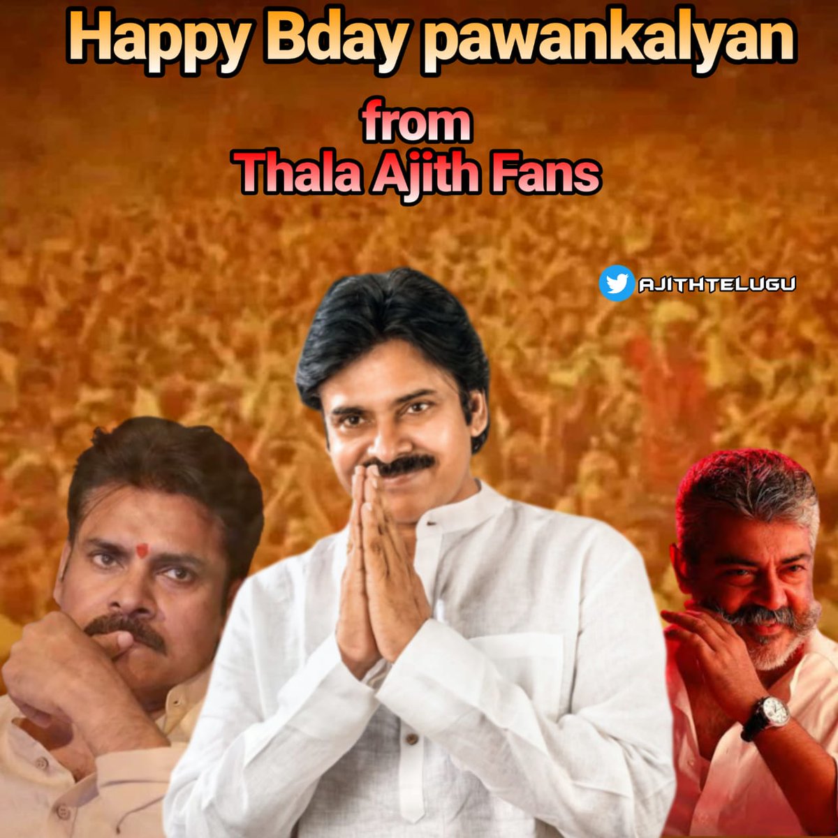 Here is The design from Telugu Thala Ajith Fans  <a href="/AjithTelugu/">Ajith~ AK ~Telugu Fans</a>

#HBDPawanKalyan 
#HBDPSPKByTHALAFans
#Valimai