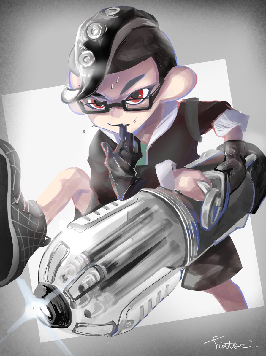 スプラトゥーン 8月のボーイ ボーイ達 今月描いた絵を晒そう スプラトゥーン2 羽鳥のイラスト