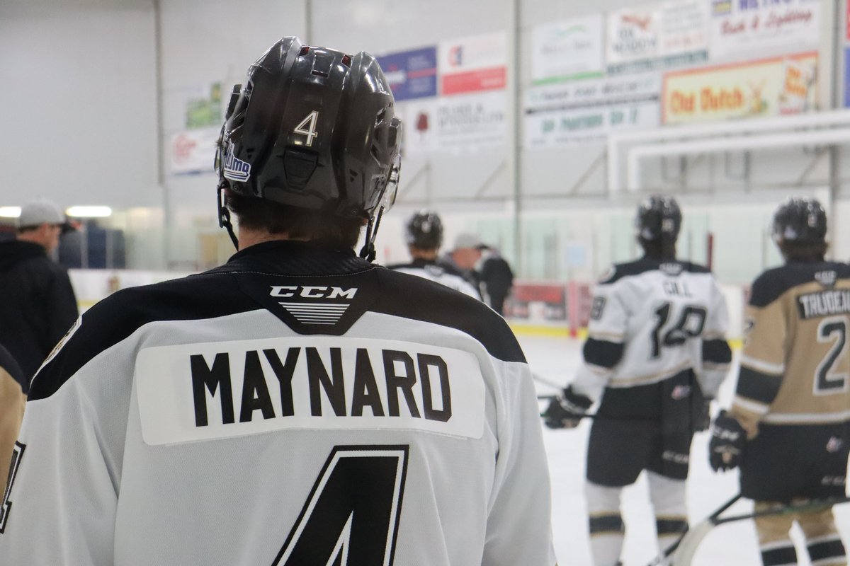 Another new name in the mix today.

Ryan Maynard has completed his 14-day isolation and is on the ice for the first time this training camp!